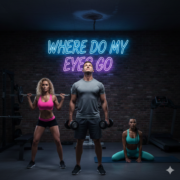 Where do my eyes go?